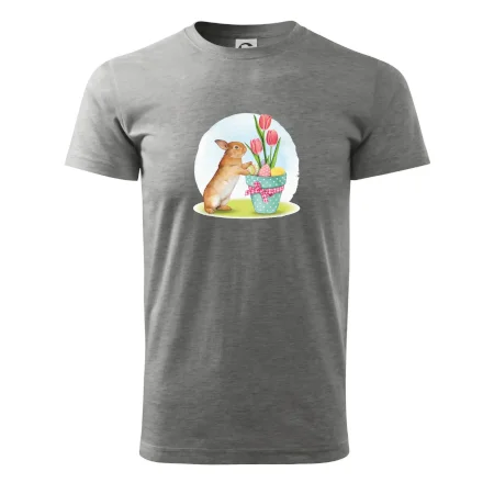 Veľkonočný zajačik tulipány
