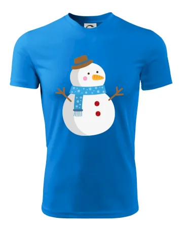 Snehuliak so šálom