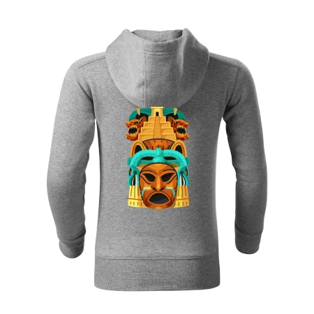 Mayová maska s pyramídou