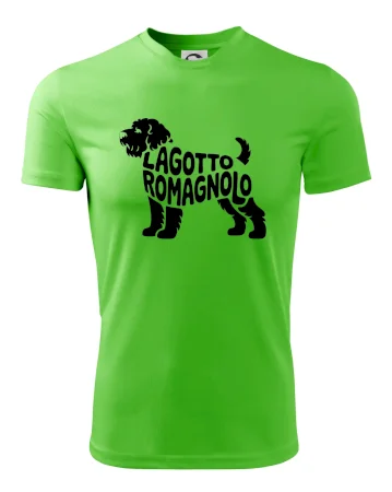 Lagotto romagnolo nápis v tele