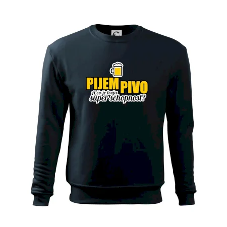 Pijem pivo - tvoja super schopnosť - rovný