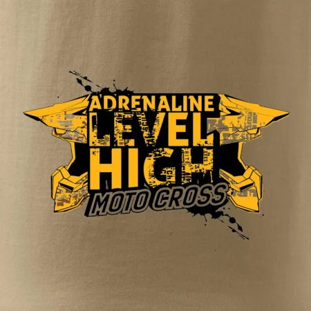 Motocross adrenaline level high