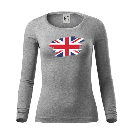 Britská vlajka roztrhaná