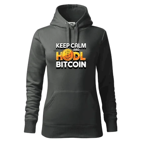 3D nápis Keep Calm and HODL Bitcoin