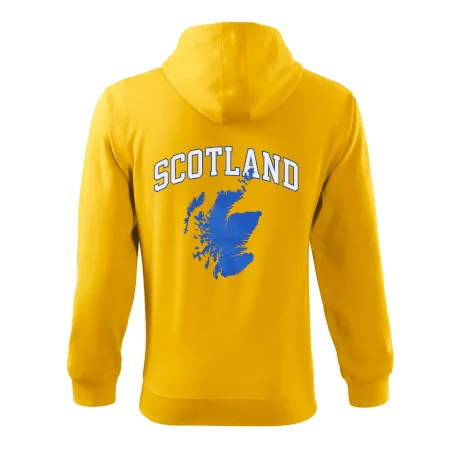 Scotland nápis s mapou
