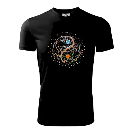 Yin & Yang strom - zima, leto