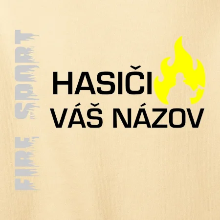 Hasiči - Váš názov - FLUO + Reflexná potlač