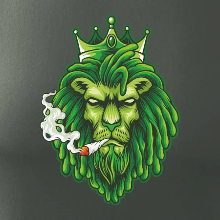 Zhulený lev zelený