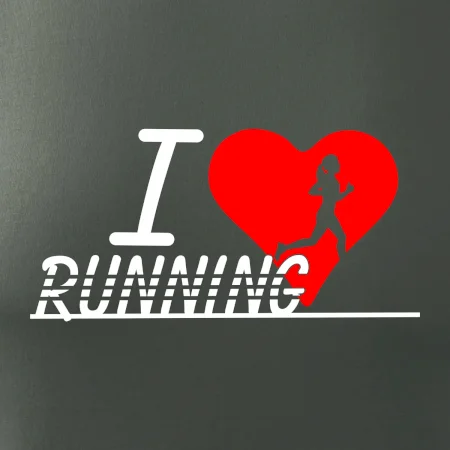 I love running dievča