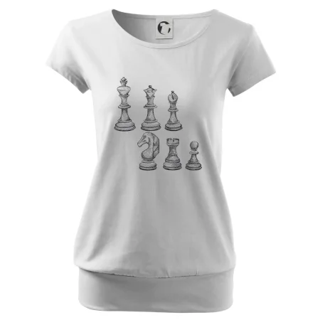 Šachové figúrky kreslené