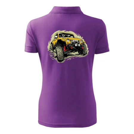 Žltý offroad s navijakom