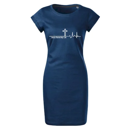 Jesus Saved My Life kríž ekg