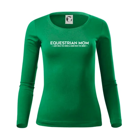 Equestrian dad - mom