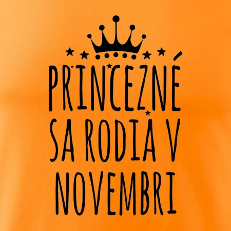 Princezné sa rodia v novembri