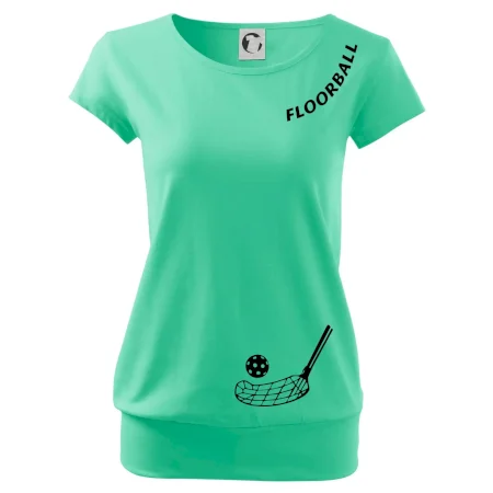 Floorball nápis šikmo