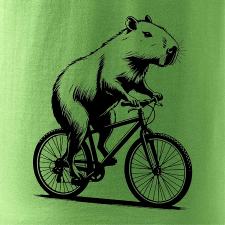 Kapybara na kole černá