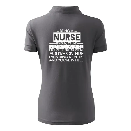 Being a nurse - bike