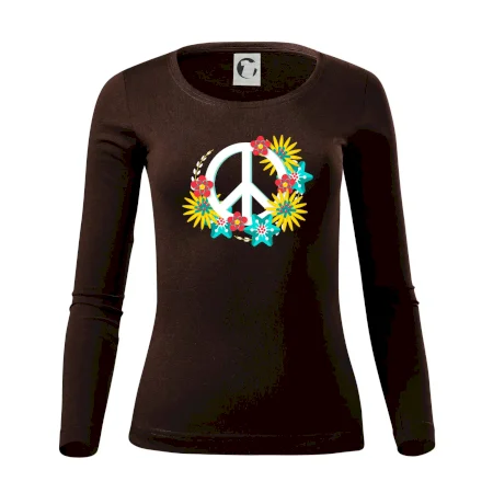Peace symbol abstraktný