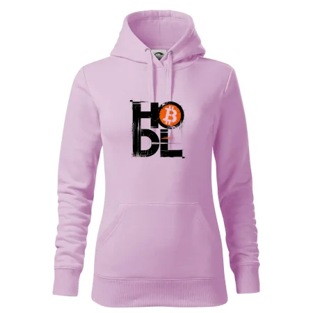 Hodl velký nápis a logo BTC
