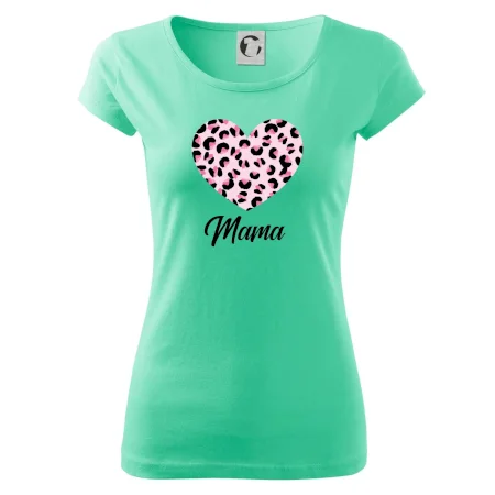 Srdce růžové - mama (Pecka Design)