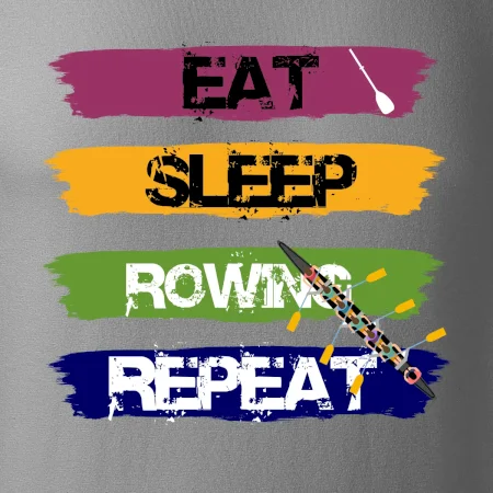 Eat sleep rowing repeat farebné