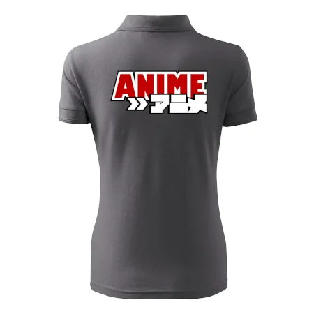 Anime nápis červený