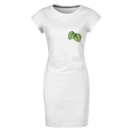 Monstera listy na prsu