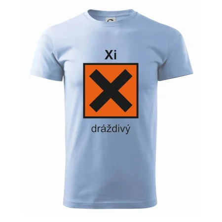 Xi Dráždivý - Výstražná tabuľka na tričku