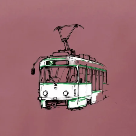 T3R SLF minimalistická kresba jedním tahem
