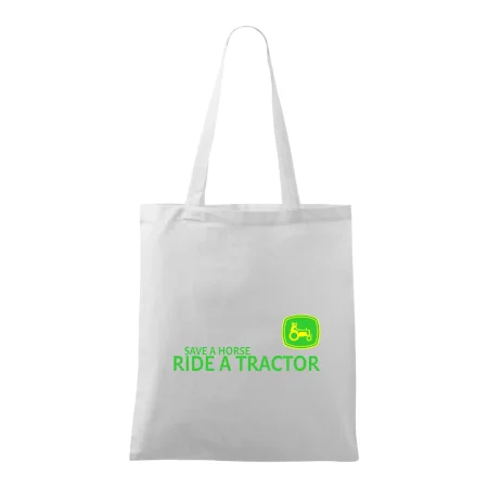 Save horse, ride tractor