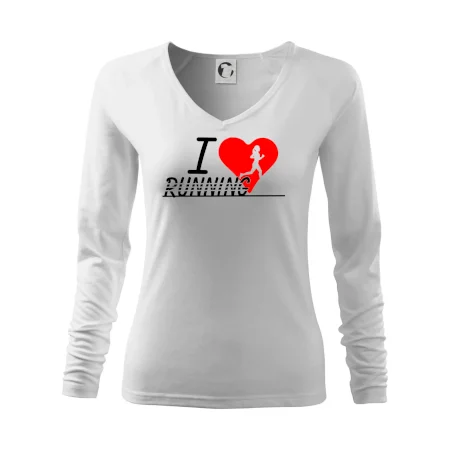 I love running dievča