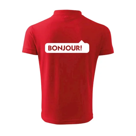 Nápis Bonjour