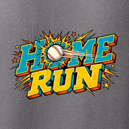 Home run komiksový nápis