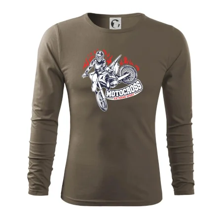 Motocross extreme sport fire