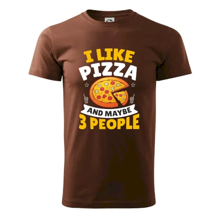 I like pizza and maybe 3 people