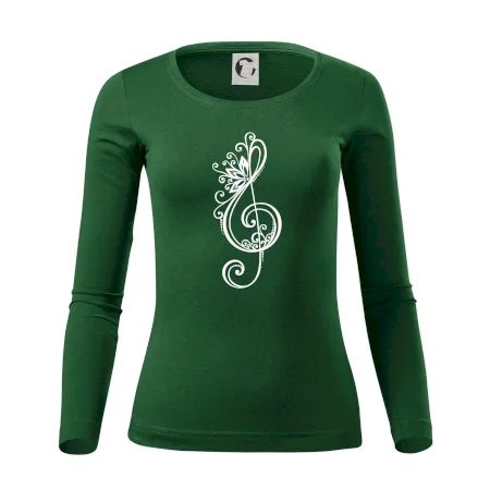 Husľový kľúč kvety