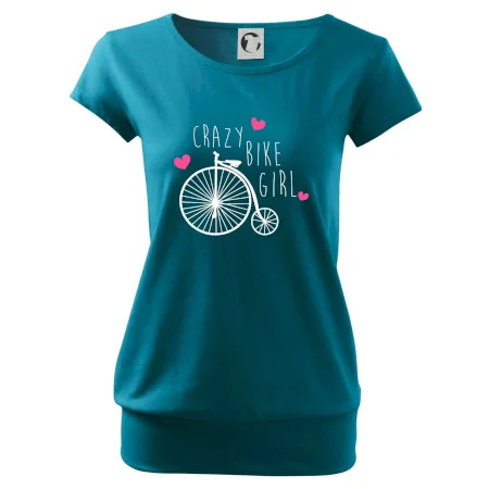 Crazy bike girl