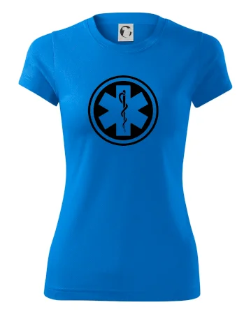 Rescue logo samostatné guľaté