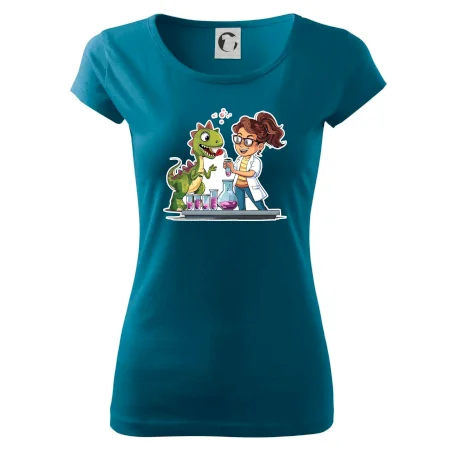 Chemik a dinosaurus - dievča