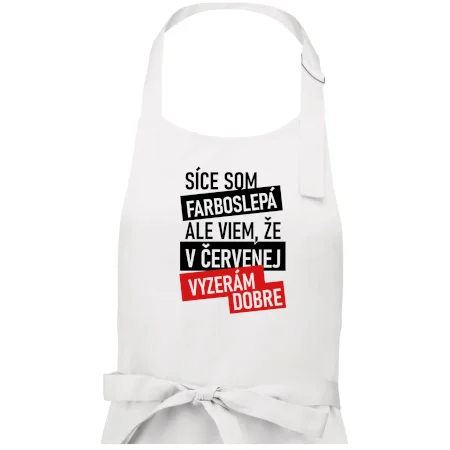 Síce som farboslepá, ale viem, že v červenej vyzerám dobre