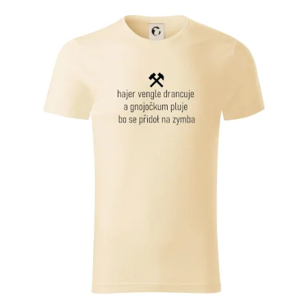 Hajer vengle drancuje a gnojočkum pluje bo se přidoł na zymba