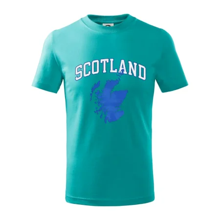 Scotland nápis s mapou