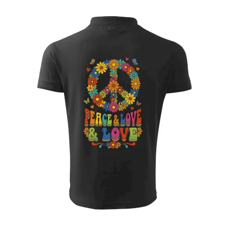 Peace and love - na výšku s květy