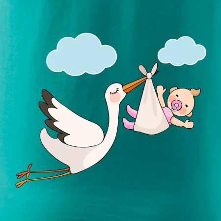 Bocian čakáme bábätko - dievča