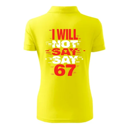 Červený - I Will Not Say SAY 67