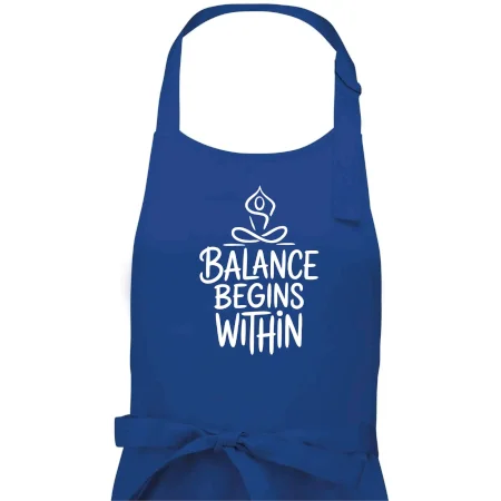Balance begins within nápis