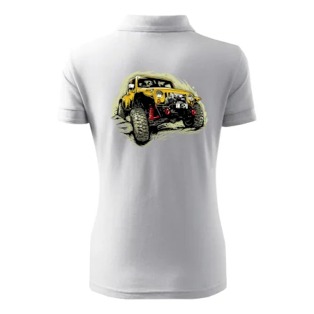Žltý offroad s navijakom