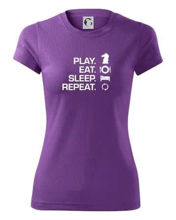 Eat sleep play - šach