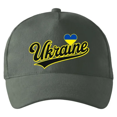 Ukraine - nápis čierny