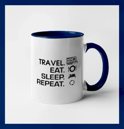 Eat sleep travel - Veľký príves